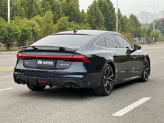 2021 Audi A7 45 TFSI, синий — фото 7