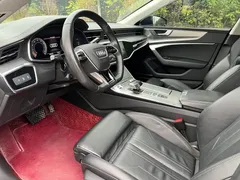 2021 Audi A7 45 TFSI, синий — фото 10