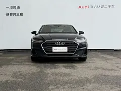 2021 Audi A7 45 TFSI, чёрный — фото 3