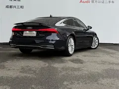 2021 Audi A7 45 TFSI, чёрный — фото 4