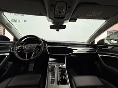 2021 Audi A7 45 TFSI, чёрный — фото 7