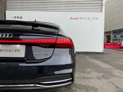 2021 Audi A7 45 TFSI, чёрный — фото 15
