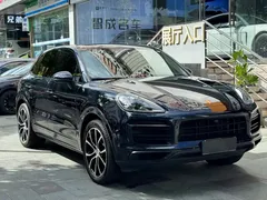 2023 Porsche Cayenne S 2.9T Platinum, синий — фото 3