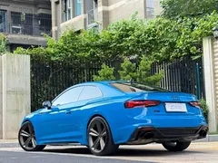 2021 Audi RS 5 2.9T Coupe Dark Gold Edition, синий — фото 5