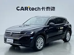 2021 Volkswagen Touareg 2.0TSI, чёрный — фото 1