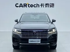 2021 Volkswagen Touareg 2.0TSI, чёрный — фото 2
