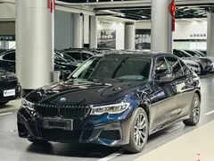 2022 BMW 3 Series 325Li M Sport, синий — фото 1
