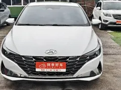2022 Hyundai Elantra 1.5L CVT LUX Premium, белый — фото 2