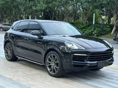 2022 Porsche Cayenne 3.0T Platinum, чёрный — фото 3