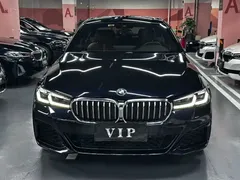 2021 BMW 5 Series 530Li Leading M Sport Package, чёрный — фото 2