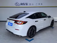 2023 Honda Civic Hatchback 240TURBO CVT, белый — фото 3