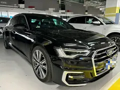 2024 Audi A6L 45 TFSI Elegance, чёрный — фото 3