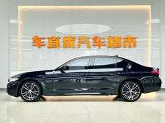 2021 BMW 5 Series 530Li Leading M Sport Package, чёрный — фото 4