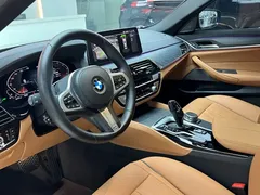 2021 BMW 5 Series 530Li Leading M Sport Package, чёрный — фото 8