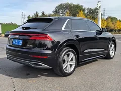 2022 Audi Q8 45 TFSI Luxury Sport, чёрный — фото 12