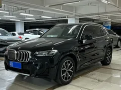 2022 BMW X3, чёрный — фото 1