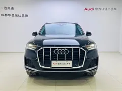 2022 Audi Q7 55 TFSI quattro S line Sport, чёрный — фото 2