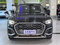 2022 Audi Q5L 40T Fashion Sport, чёрный — фото 2