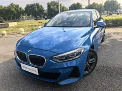 2021 BMW 1 Series 120i M Sport, синий — фото 1
