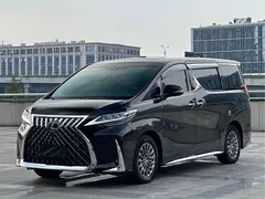 2020 Lexus LM 300h 4, чёрный — фото 1