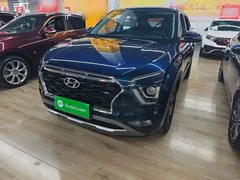 2020 Hyundai Creta 1.5L CVT GLS, синий — фото 1