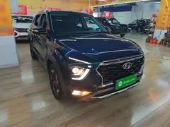 2020 Hyundai Creta 1.5L CVT GLS, синий — фото 4