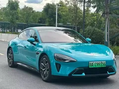 2024 Xiaomi SU7 RWD Long Range Smart Driving, синий — фото 3