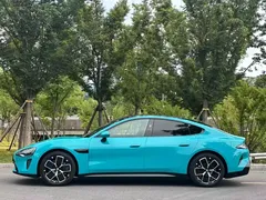 2024 Xiaomi SU7 RWD Long Range Smart Driving, синий — фото 4