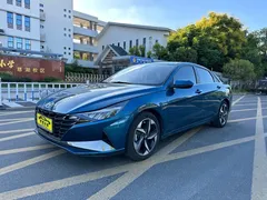 2022 Hyundai Elantra 1.5L CVT GLX Elite, синий — фото 1