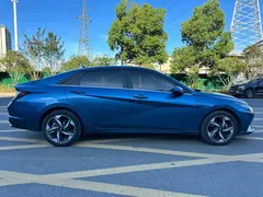 2022 Hyundai Elantra 1.5L CVT GLX Elite, синий — фото 4