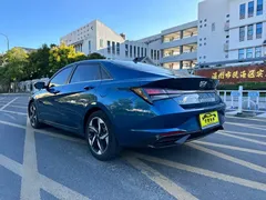 2022 Hyundai Elantra 1.5L CVT GLX Elite, синий — фото 7