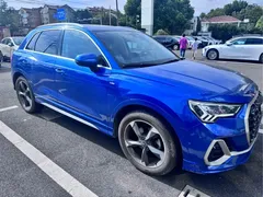 2022 Audi Q3 35 TFSI Fashion Dynamic, синий — фото 3