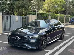 2022 Mercedes-Benz C-Class C 260 L Sport, синий — фото 1