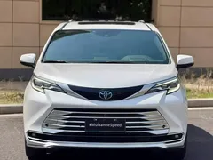 2021 Toyota Sienna 2.5L Hybrid Platinum, белый — фото 2