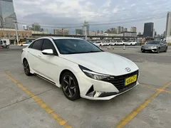 2021 Hyundai Elantra 1.5L CVT GLX Elite, белый — фото 3