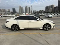 2021 Hyundai Elantra 1.5L CVT GLX Elite, белый — фото 4