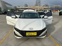 2021 Hyundai Elantra 1.5L CVT GLX Elite, белый — фото 8