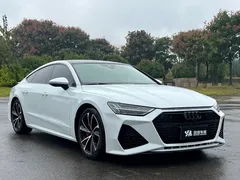 2021 Audi A7 45 TFSI, белый — фото 3
