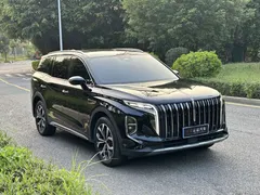2023 Hongqi HS7 2.0T AT 4WD Qichang 6-seat, чёрный — фото 3