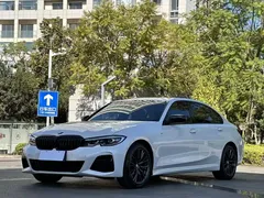 2021 BMW 3 Series 325Li M Sport Night Package, белый — фото 1