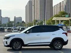 2023 Kia Seltos 1.5L CVT Luxury, белый — фото 5