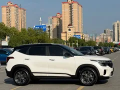 2023 Kia Seltos 1.5L CVT Luxury, белый — фото 6
