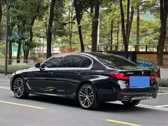 2021 BMW 5 Series 530Li Leading M Sport Package, чёрный — фото 2
