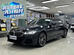2021 BMW 5 Series 530Li Leading M Sport Package, чёрный — фото 1