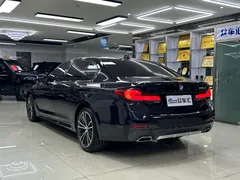 2021 BMW 5 Series 530Li Leading M Sport Package, чёрный — фото 4