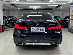 2021 BMW 5 Series 530Li Leading M Sport Package, чёрный — фото 5