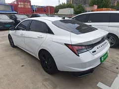 2022 Hyundai Elantra 1.5L CVT LUX Premium, белый — фото 5