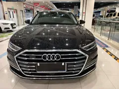 2021 Audi A8L 50 TFSI quattro Comfort, чёрный — фото 3
