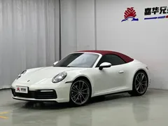2022 Porsche 911 Carrera Cabriolet 3.0T, белый — фото 1