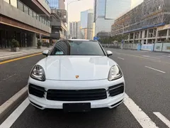2022 Porsche Cayenne Coupe 3.0T Platinum, белый — фото 2